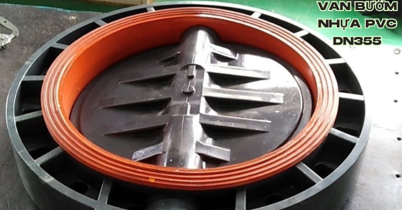 van bướm nhựa pvc 355