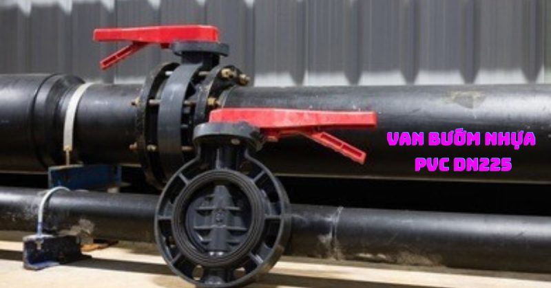 van bướm nhựa pvc dn225