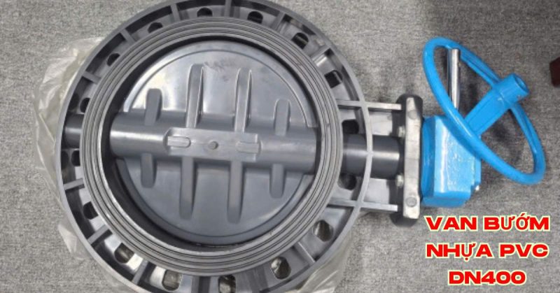 van bướm nhựa pvc dn400