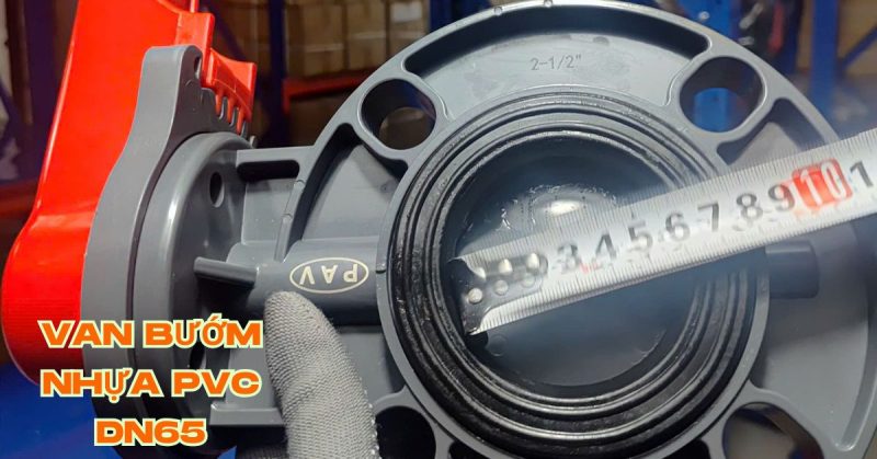 van bướm nhựa pvc dn65