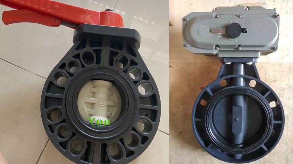 vận hành van bướm pvc dn80