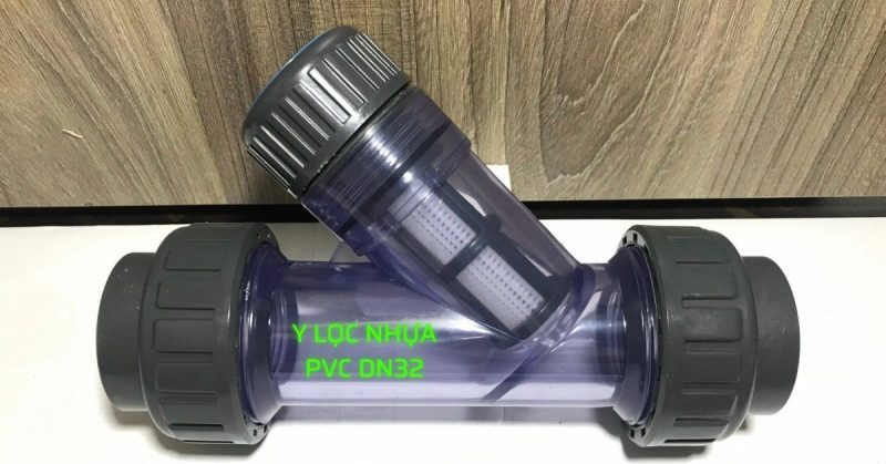 y lọc nhựa pvc dn32