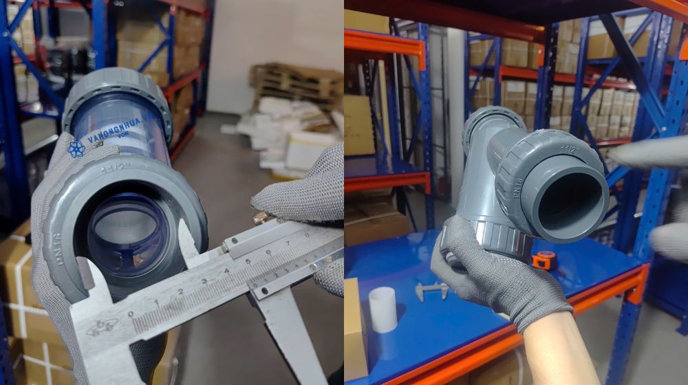 y lọc nhựa pvc dn40 lắp ống phi bao nhiêu