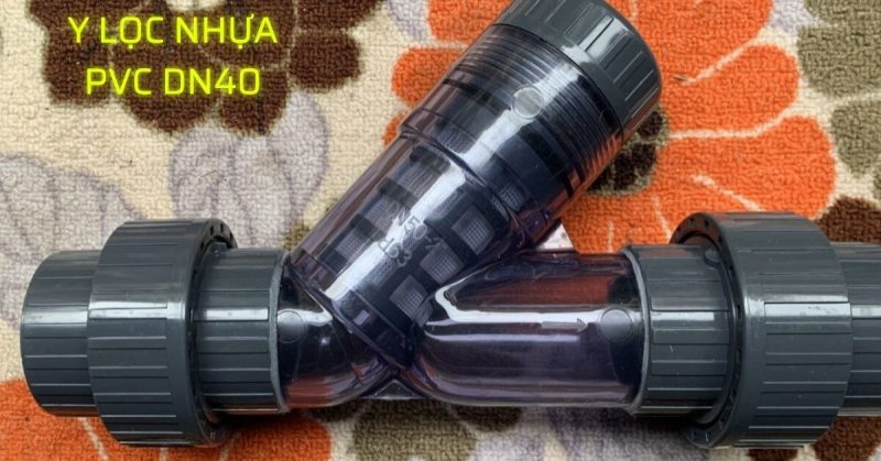 y lọc nhựa pvc dn50