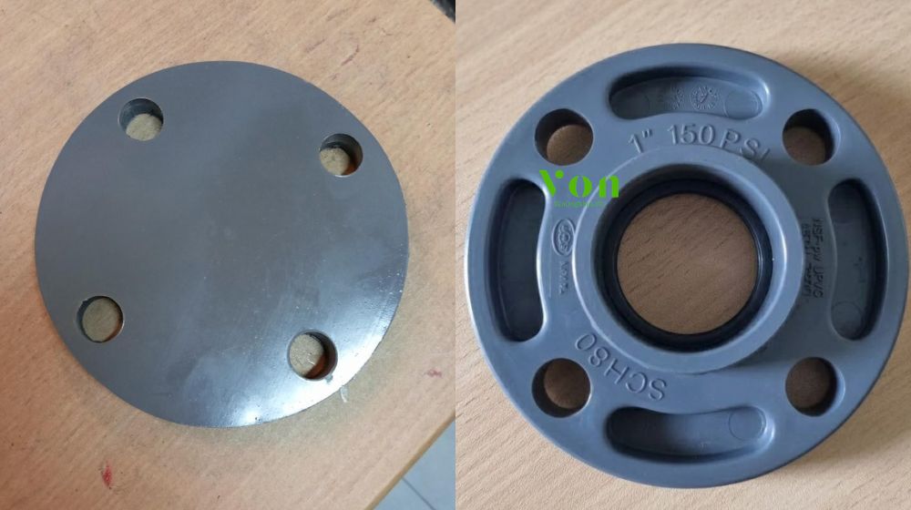 chủng loại của mặt bích nhựa phi 34