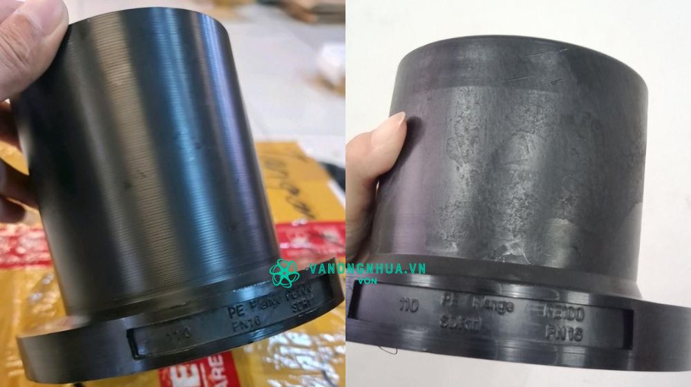 đầu nối bích hdpe d110 lắp ống phi bao nhiêu