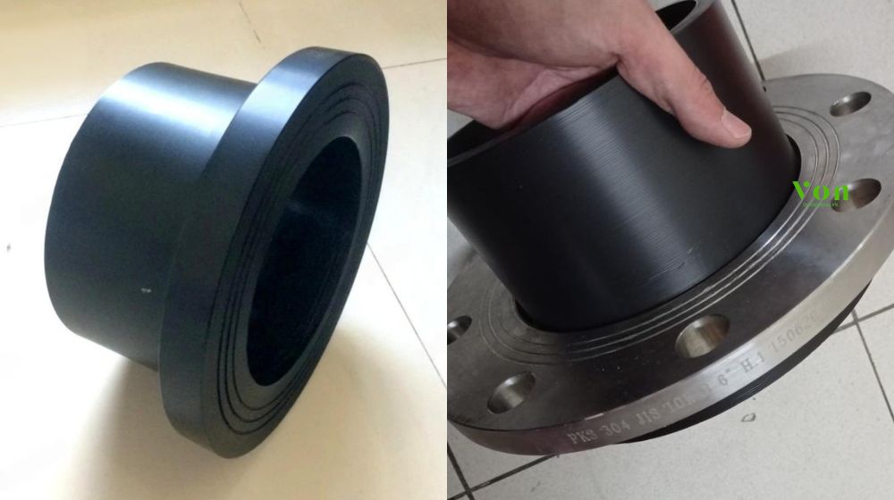 đầu nối bích hdpe d160 lắp ống phi bao nhiêu