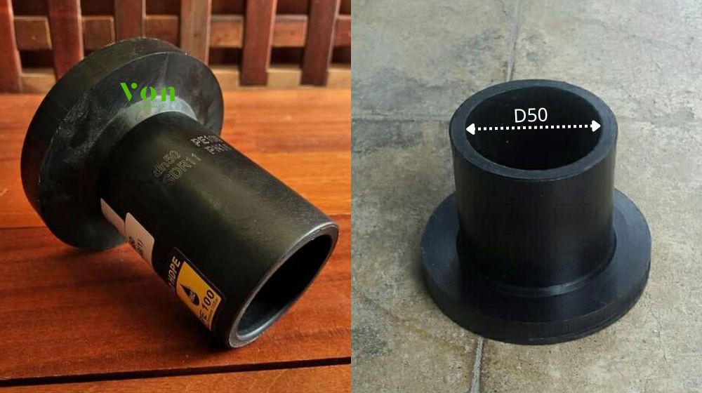 đầu nối bích hdpe d50 là gì