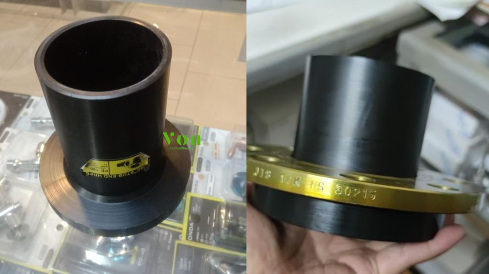 đầu nối bích hdpe d75 lắp ống phi bao nhiêu