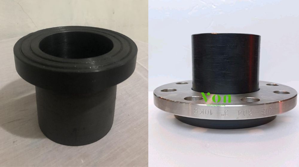 đầu nối bích hdpe d90 lắp ống phi bao nhiêu