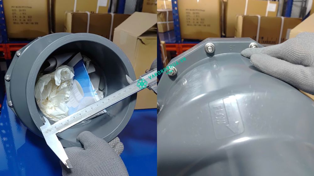 kích cỡ ống lắp rọ bơm pvc dán keo 160