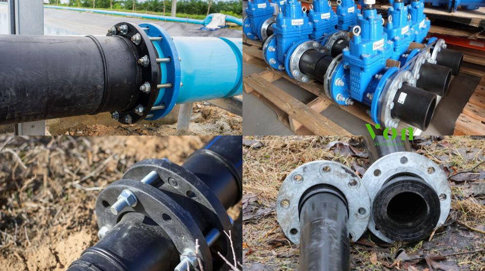 mặt bích hdpe dùng trong hệ thống nào