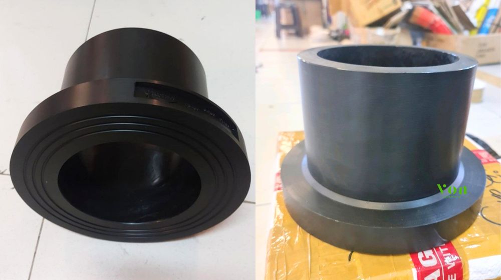 nhận biết đầu nối bích hdpe d160