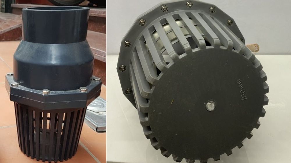 nhãn hiệu rọ bơm pvc dán keo 160