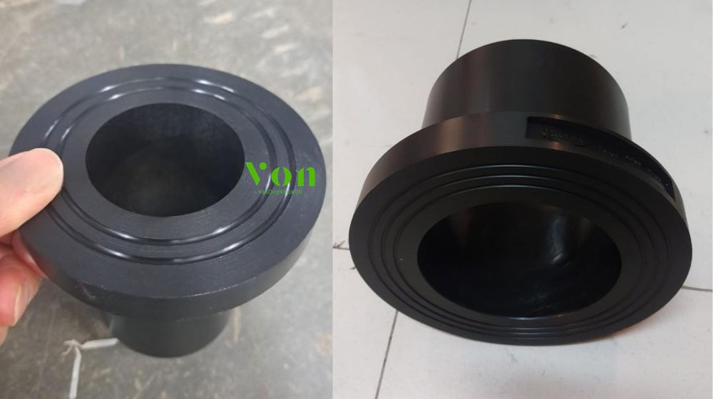 rãnh trên đầu nối bích hdpe d63 có tác dụng gì
