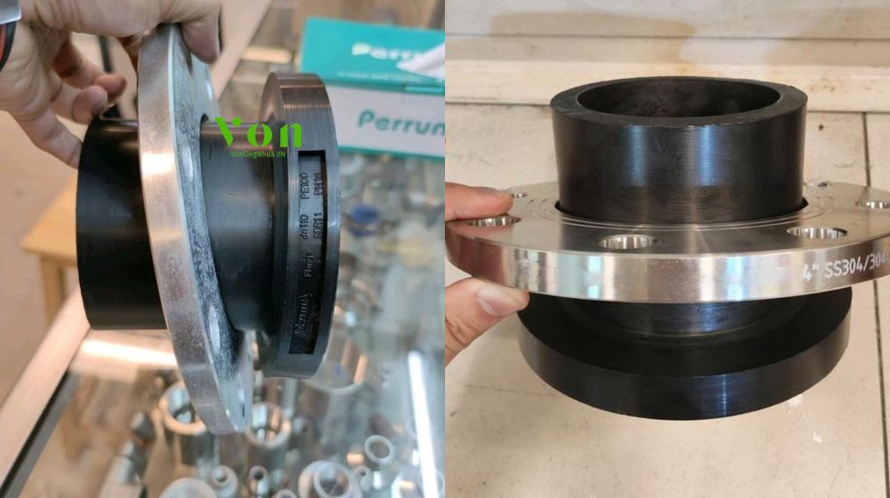 tại sao đầu nối bích hdpe d110 đi kèm mặt bích rỗng