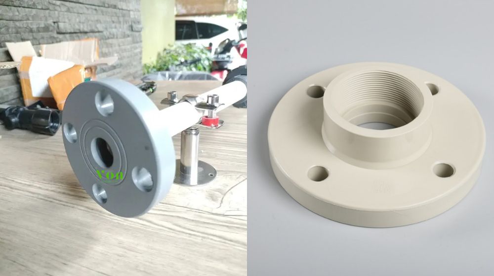 chủng loại mặt bích nhựa phi 27