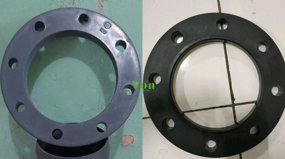 mặt bích nhựa 160 đúc từ vật liệu gì