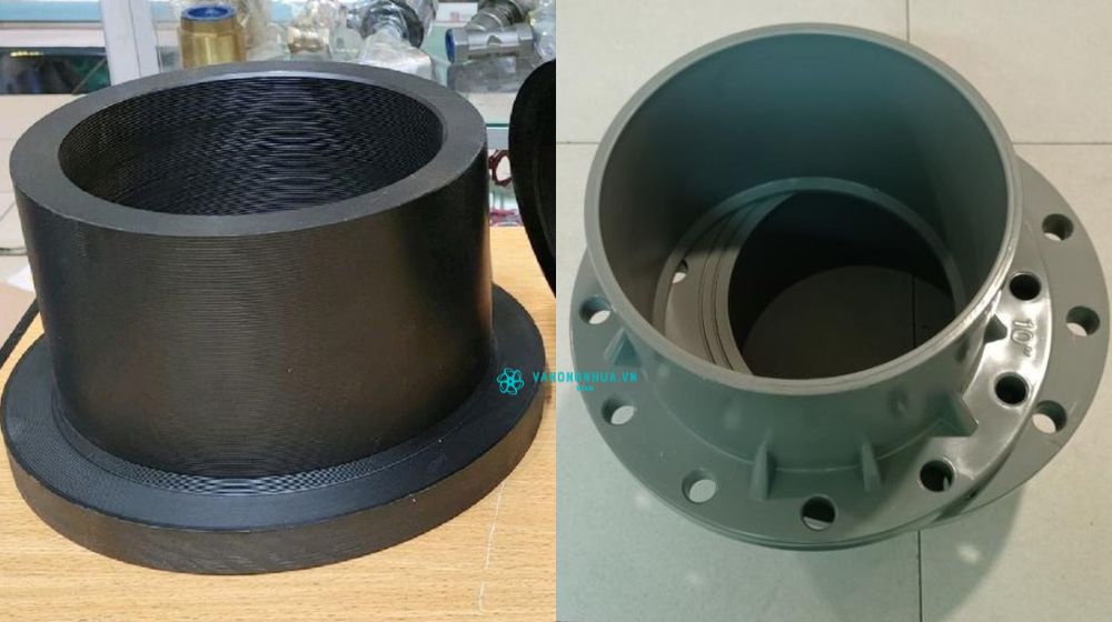 mặt bích nhựa 250 làm bằng vật liệu gì