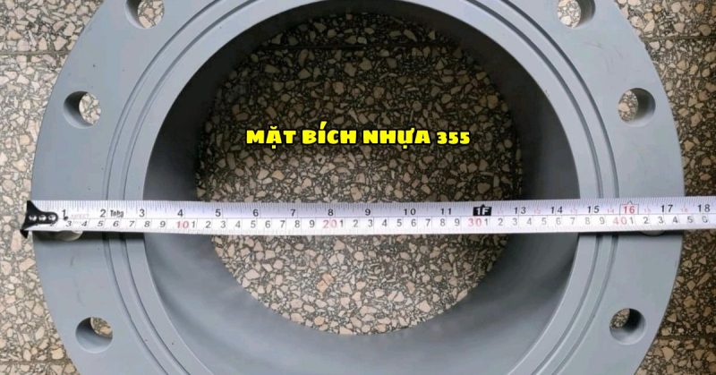 mặt bích nhựa 355