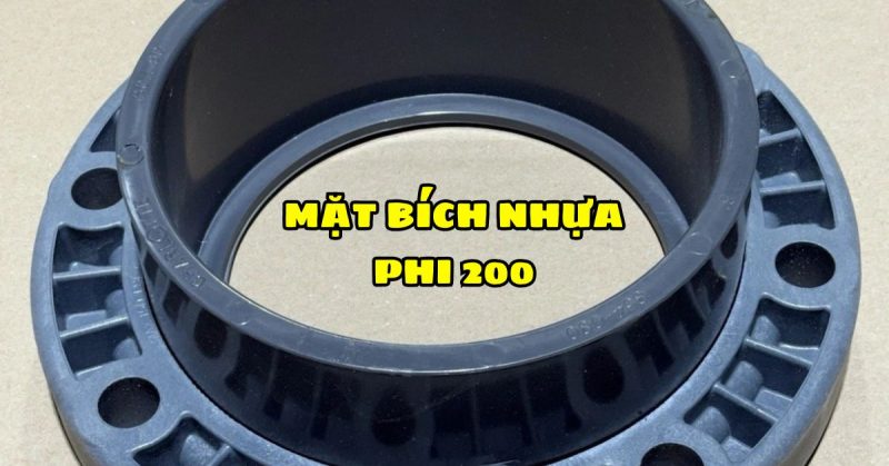 mặt bích nhựa phi 200