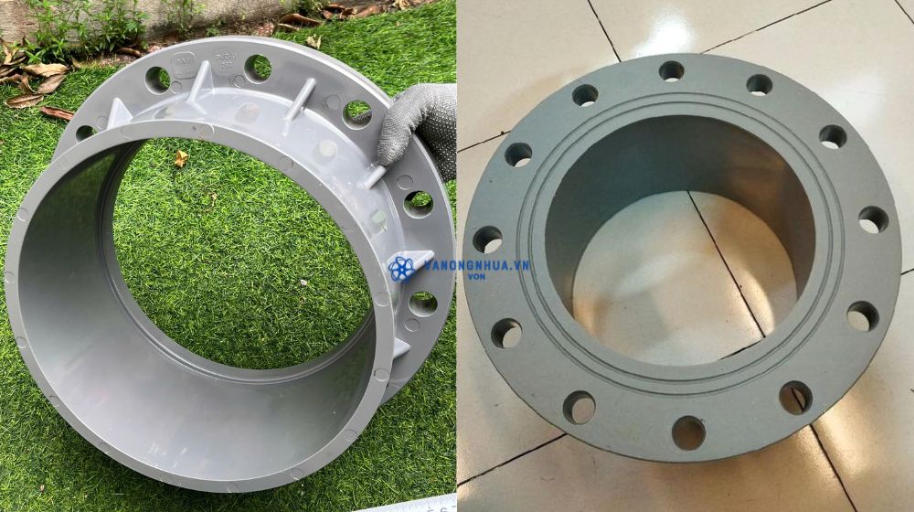nhận biết mặt bích nhựa 280
