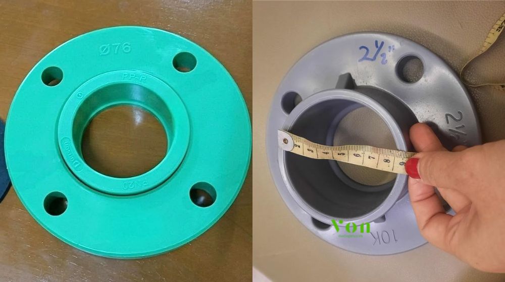 thế nào là mặt bích nhựa phi 76