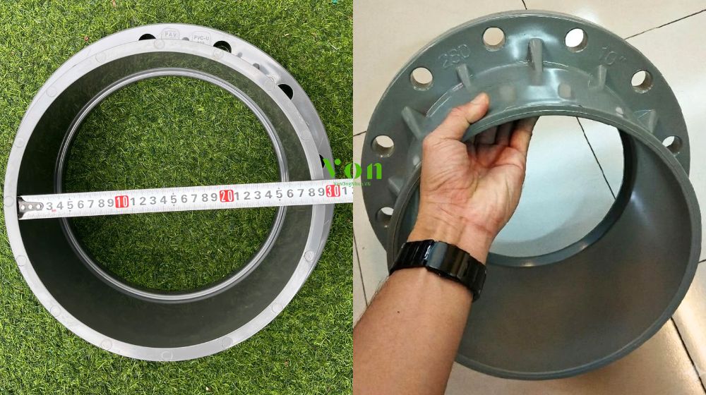 thế nào là mặt bích nhựa 280