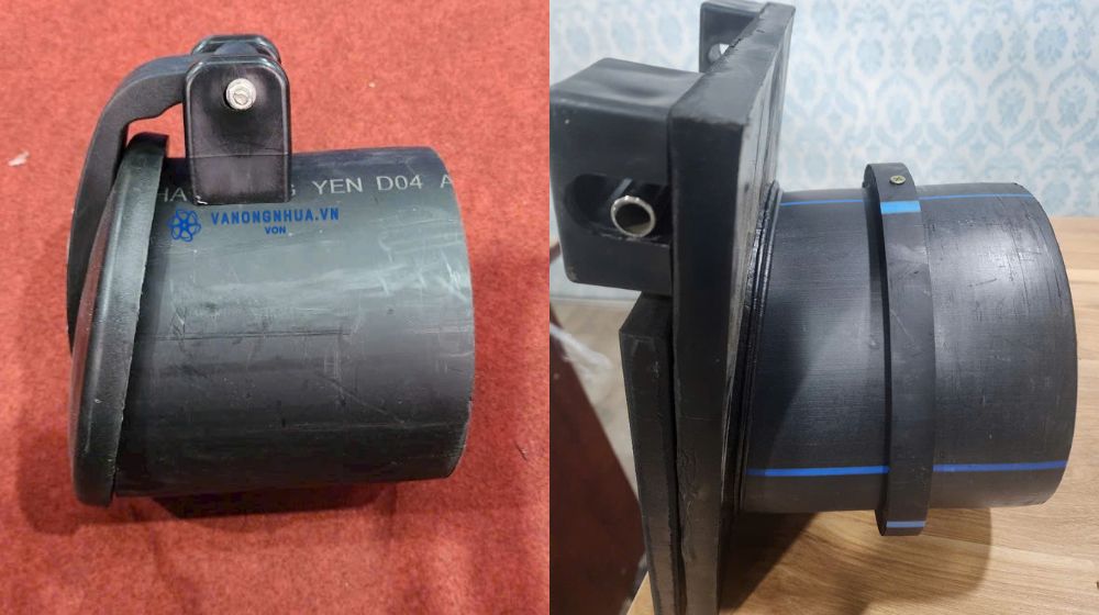 van 1 chiều cửa lật nhựa hdpe