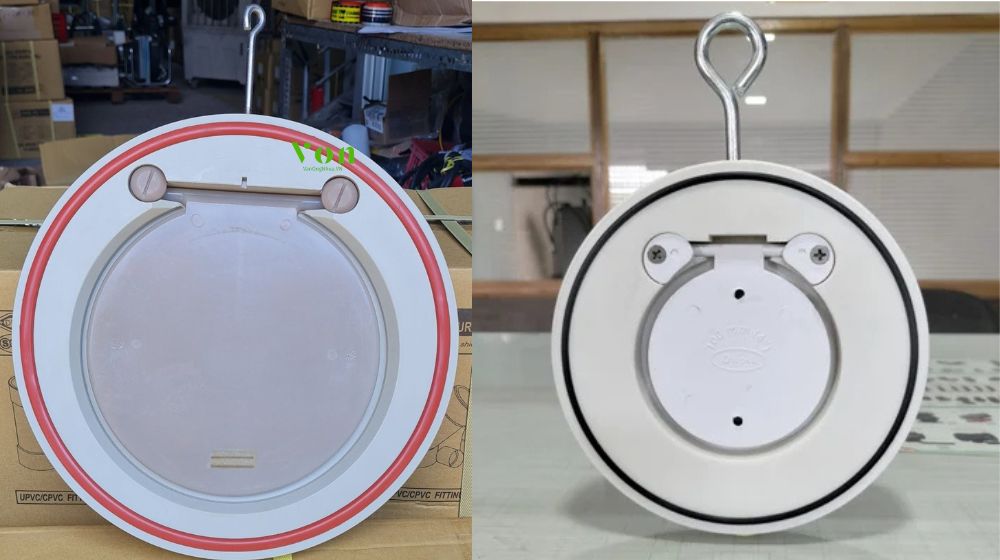 van 1 chiều cửa lật nhựa pp pvdf