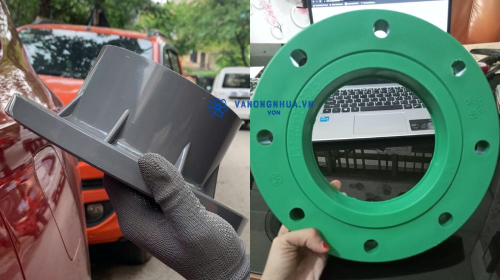 vật liệu mặt bích nhựa 140