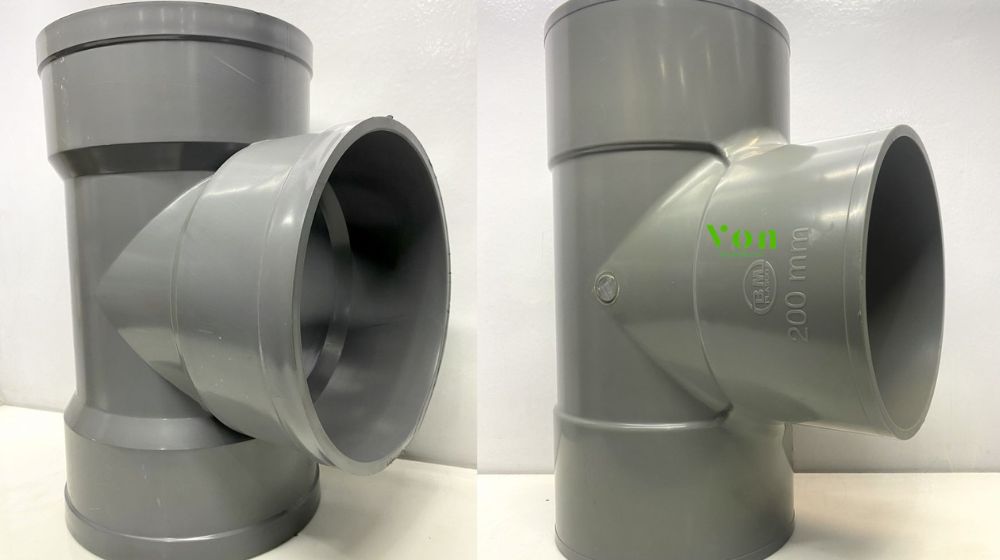 cách lắp đặt tê pvc d200