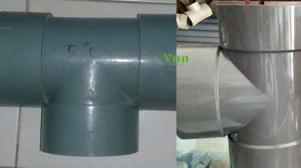 cách nhận biết tê pvc d125