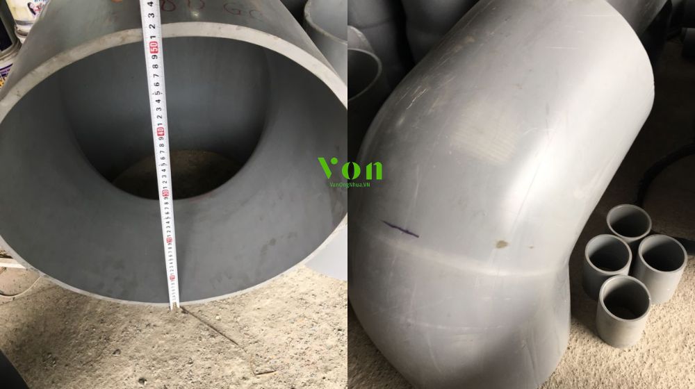 cút upvc 500 lắp ống cỡ bao nhiêu