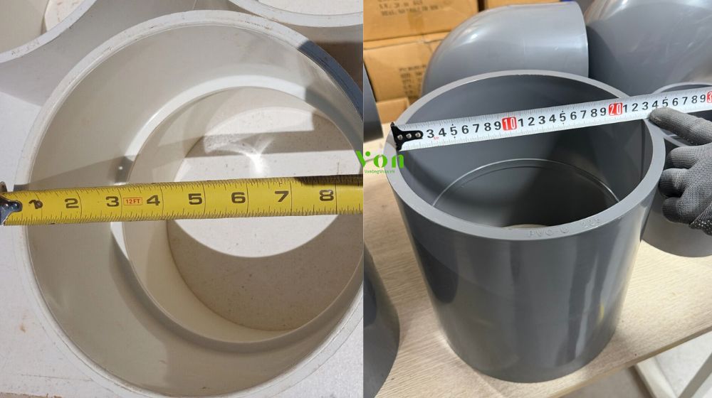 măng sông pvc 225 lắp ống bao nhiêu inch
