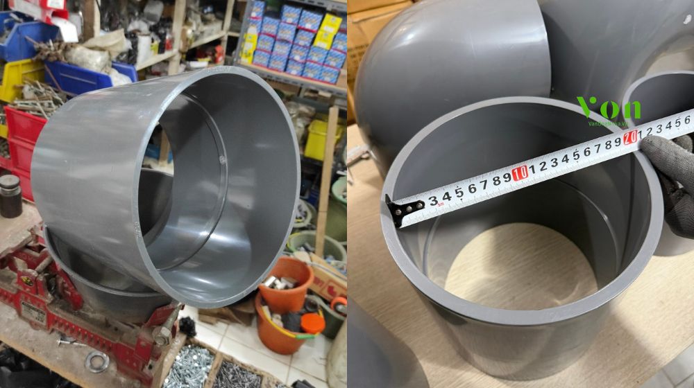 măng sông upvc 200 lắp ống phi bao nhiêu