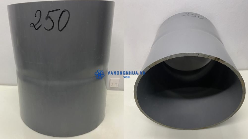 măng sông upvc 250 kết nối bằng phương pháp gì