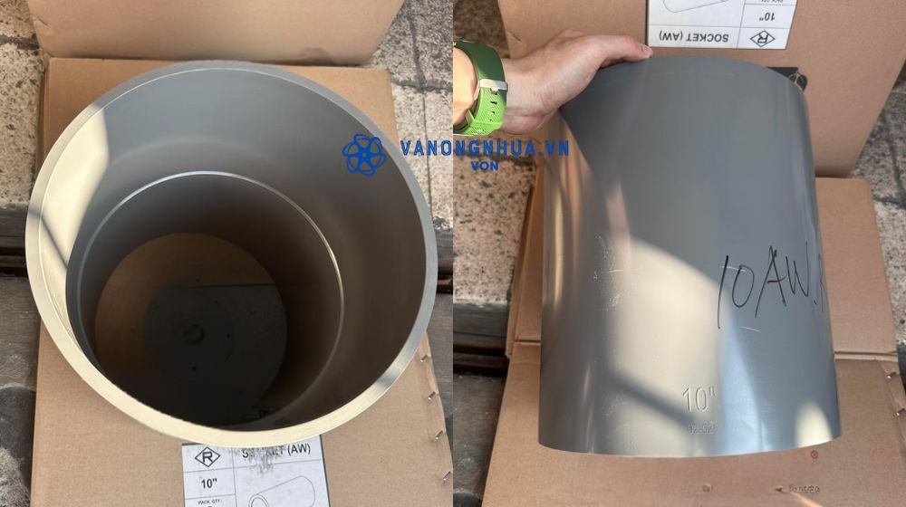măng sông upvc 250 lắp ống mấy inch