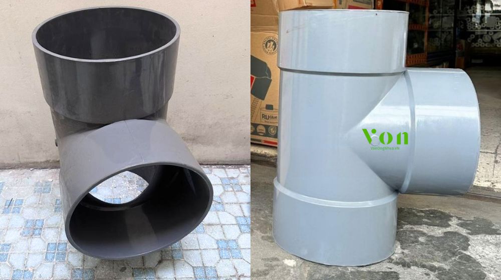 màu sắc của tê pvc d250
