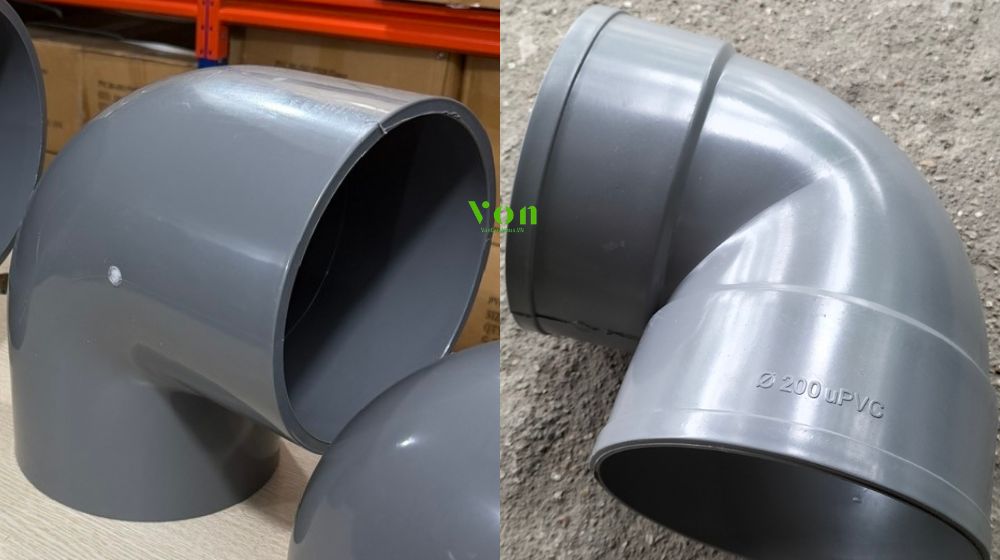 phương pháp kết nối của cút upvc 200