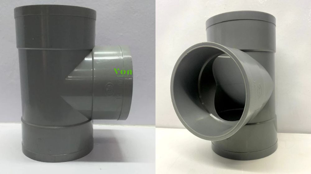 phương pháp kết nối tê pvc d140