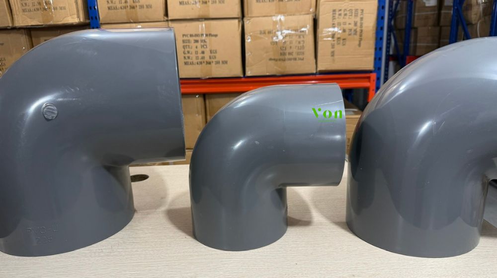 so sánh cút upvc 160 và các kích cỡ khác