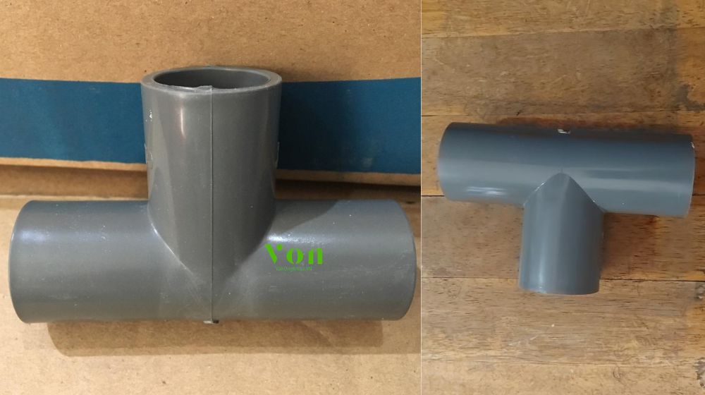 tê nhựa pvc đều