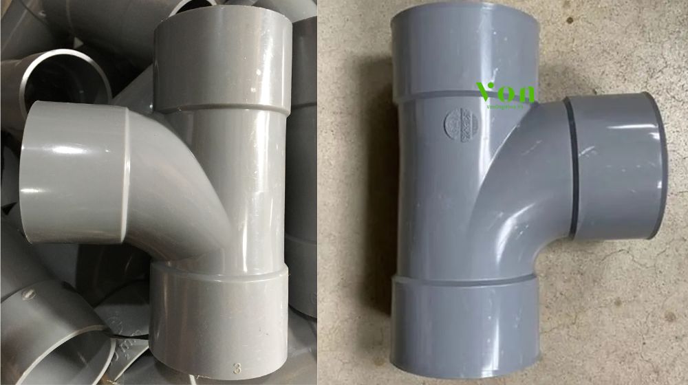 tê nhựa upvc loại cong