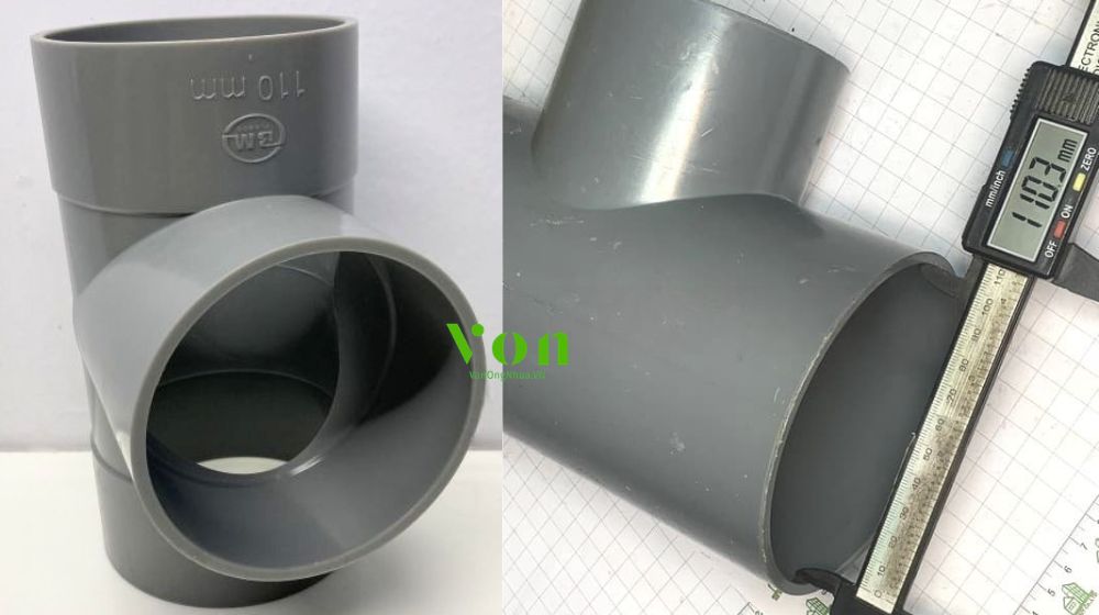 tê pvc d110 là gì