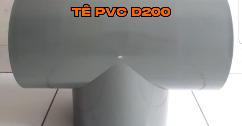 tê pvc d200