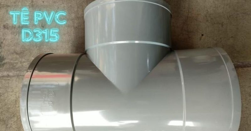 tê pvc d315