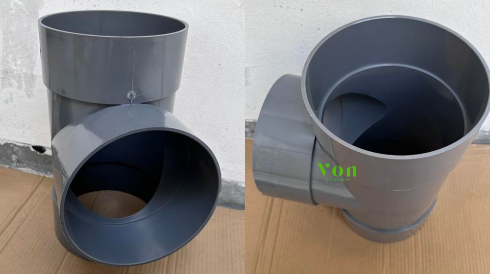 tê pvc d450 lắp ống bao nhiêu inch