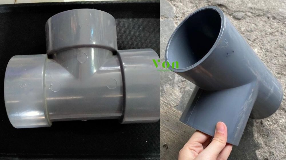 tê pvc d90 lắp ống mấy inch