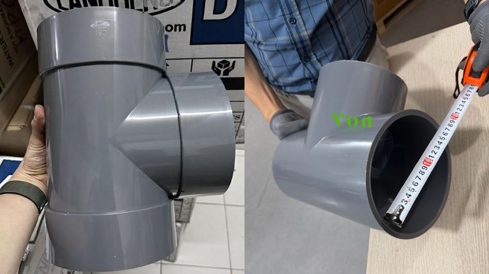 thế nào là tê pvc d160